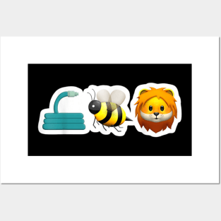 Funny Meme Hose Bee Lion Posters and Art